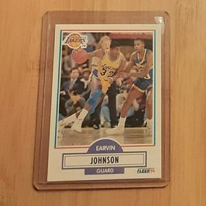 Vintage Earvin "Magic" Johnson Collector's Card - VGC